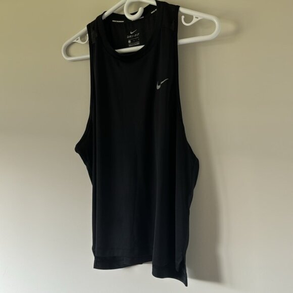 Nike Women Black Mesh Raceback Sportwear Tank Top Size Large - Picture 4 of 15